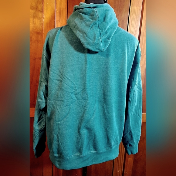 ESY SURF CO. Estes Park Colorado Teal Hoodie woth Kangaroo Pocket - Picture 4 of 6